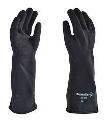 Guante de látex negro 14” (tallas L y XL)