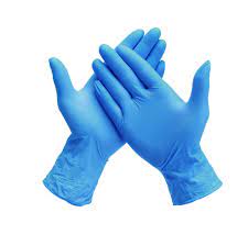 Guante de nitrilo azul Disp. Tallas M, L